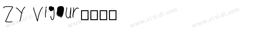 ZY Vigour字体转换